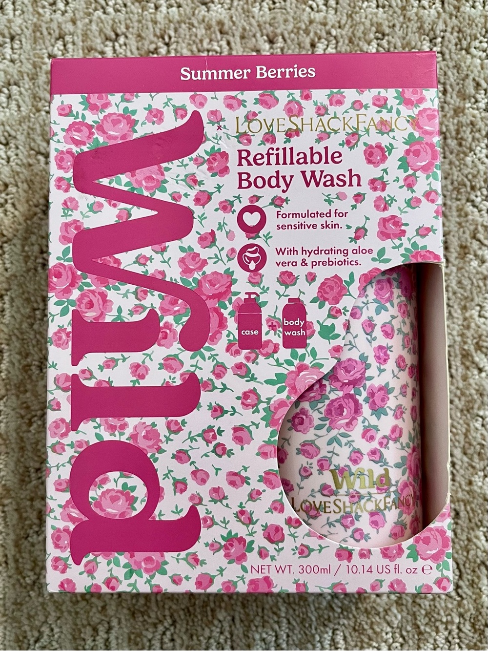 Wild LOVESHACKFANCY Refillable Body Wash Summer Berries 10.14oz Love Shack Fancy